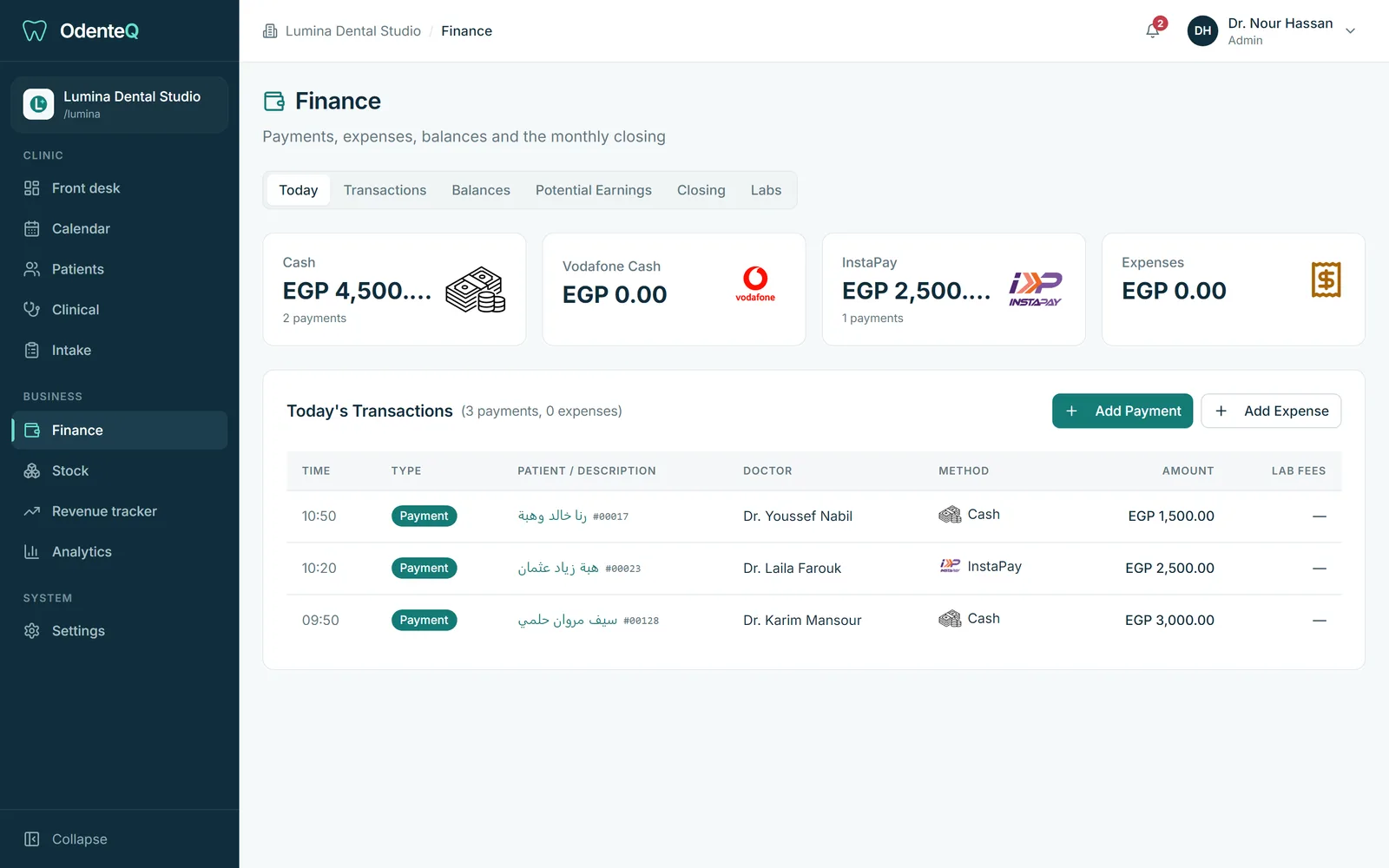 Payments