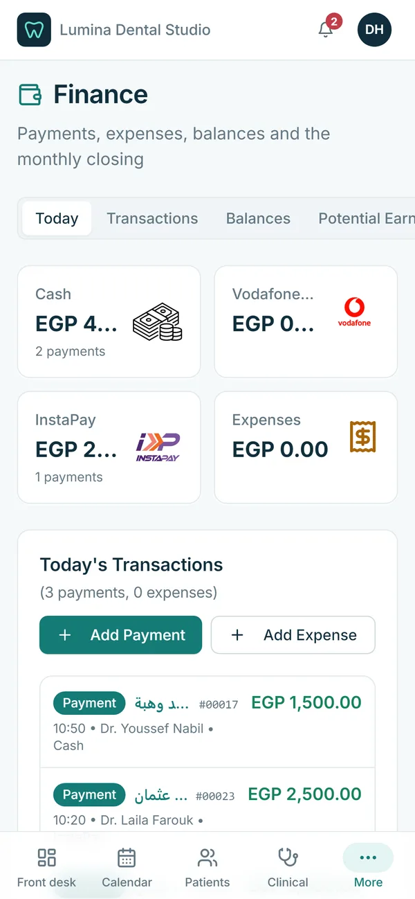 Payments